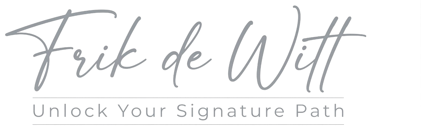 Frik de Witt — Unlock Your Signature Path